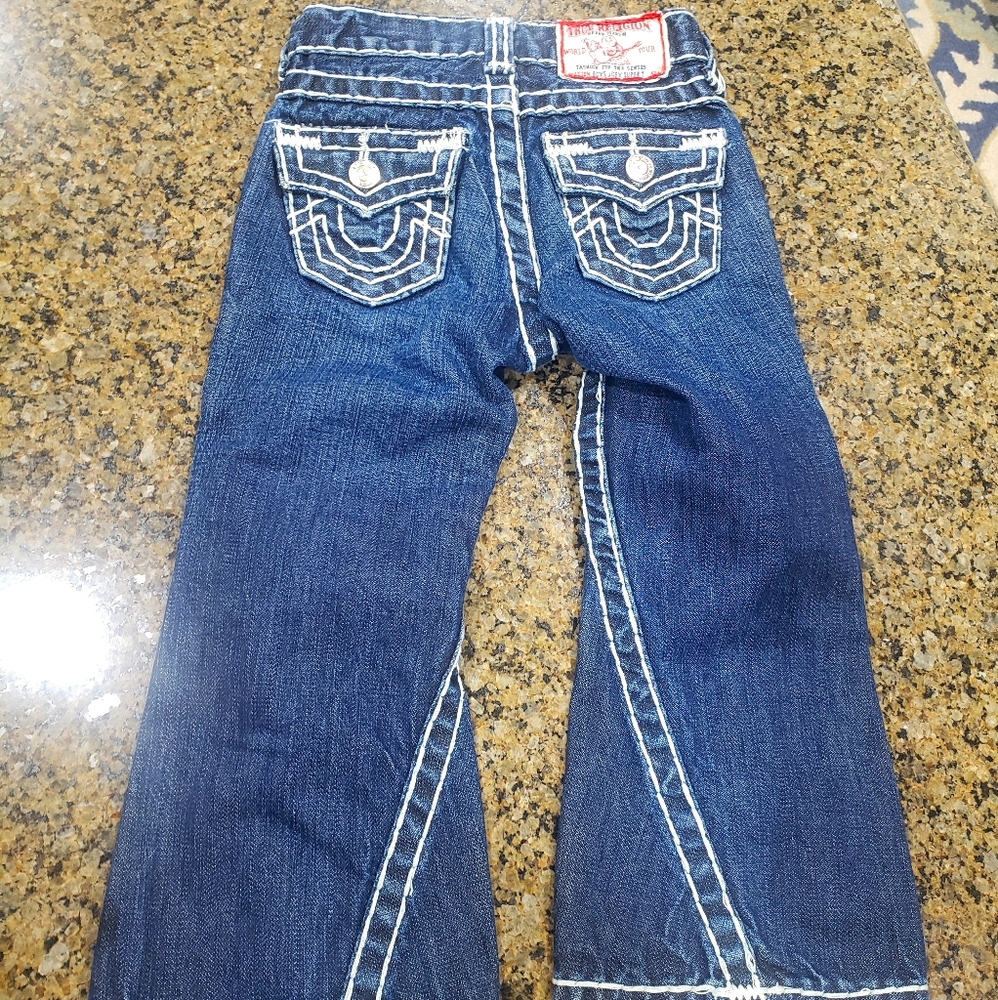 Toddler True Religion Bellbottom Jeans